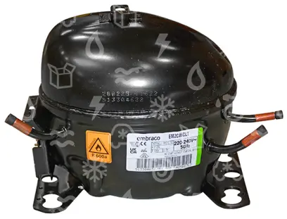 kompresor Embraco EM2C46CLT, LBP- R600a, 220-240v / 50 Hz, RSCR